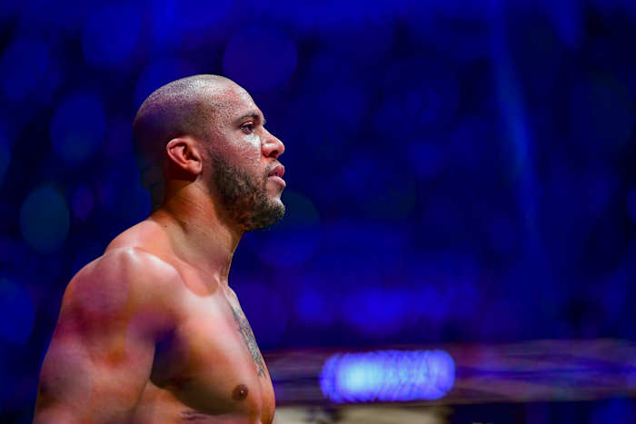 Ciryl Gane before his fight against Francis Ngannou during UFC 270 at Honda Center.